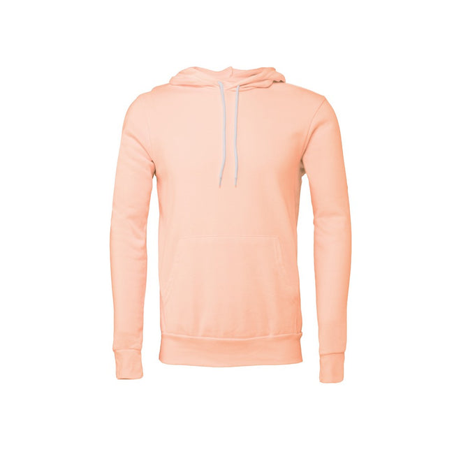 Peach - Front - Canvas Unisex Pullover Hoodie