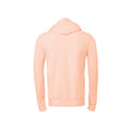 Peach - Back - Canvas Unisex Pullover Hoodie