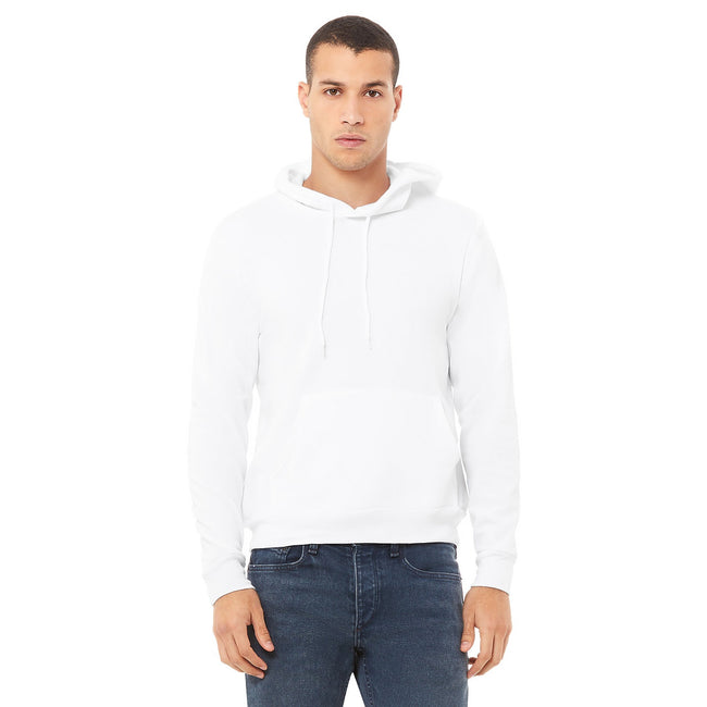 White - Side - Canvas Unisex Pullover Hoodie
