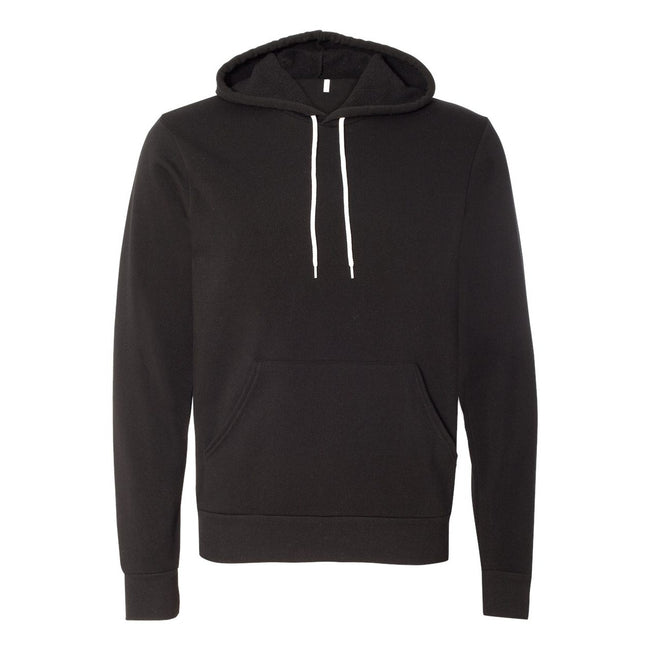 Black - Front - Canvas Unisex Pullover Hoodie