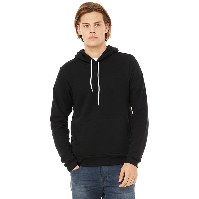 Black - Side - Canvas Unisex Pullover Hoodie