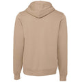 Tan - Back - Canvas Unisex Pullover Hoodie