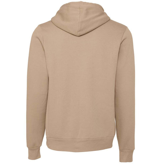 Tan - Back - Canvas Unisex Pullover Hoodie