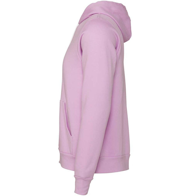 Lilac - Side - Canvas Unisex Pullover Hoodie