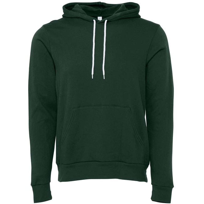Forest Green - Front - Canvas Unisex Pullover Hoodie