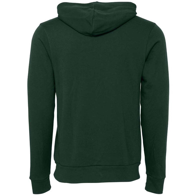 Forest Green - Back - Canvas Unisex Pullover Hoodie