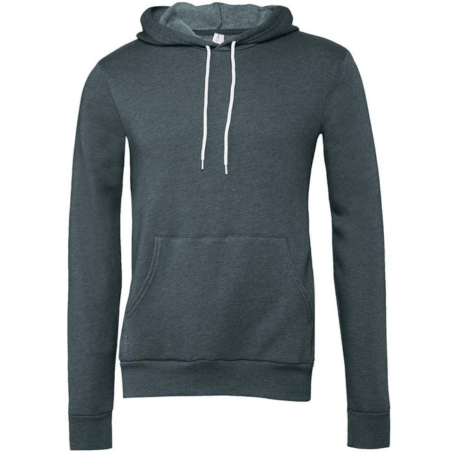 Slate Heather - Front - Canvas Unisex Pullover Hoodie