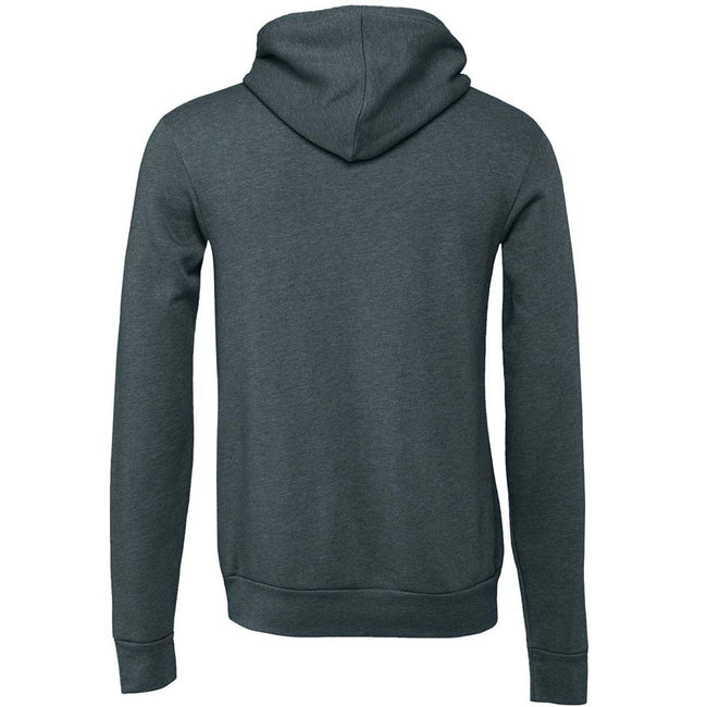 Slate Heather - Back - Canvas Unisex Pullover Hoodie