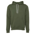 Military Green - Front - Canvas Unisex Pullover Hoodie