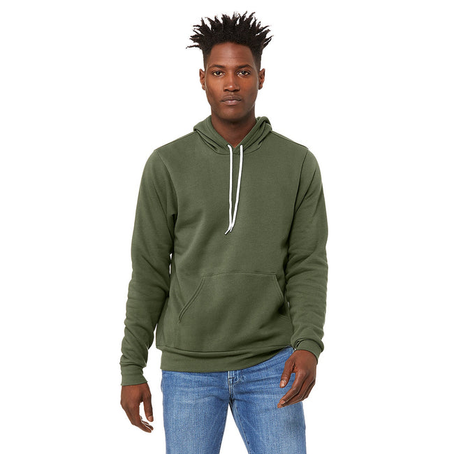 Military Green - Lifestyle - Canvas Unisex Pullover Hoodie