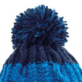 Azure Blue-Oxford Navy - Back - Beechfield Apres Beanie