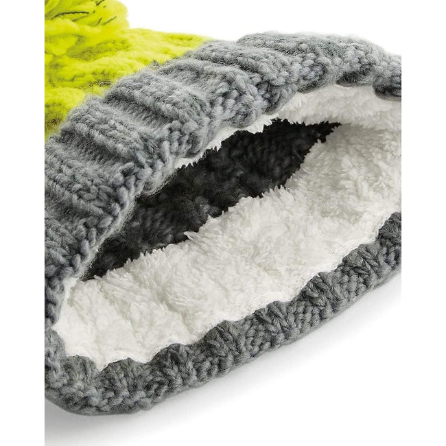 Light Gray-Citron - Side - Beechfield Apres Beanie