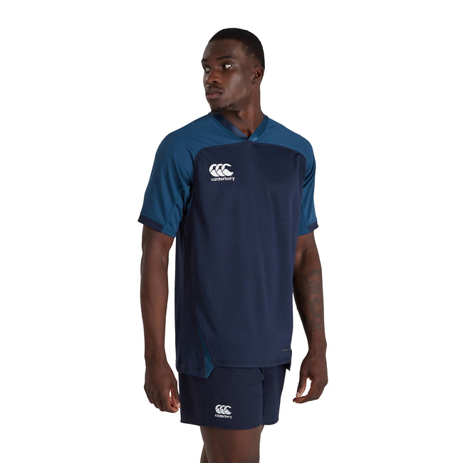 Navy - Side - Canterbury Adults Unisex Evader Jersey
