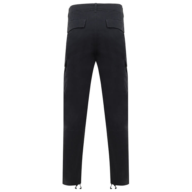 Navy - Back - Front Row Adult Unisex Stretch Cargo Pants