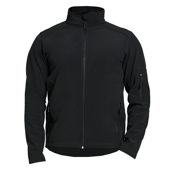 Black - Front - Gildan Mens Hammer Soft Shell Jacket