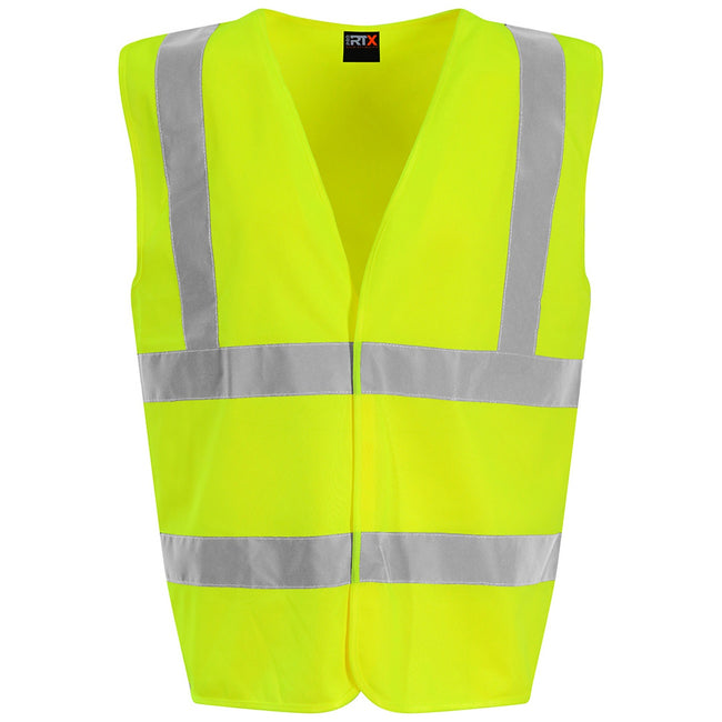Yellow - Front - PRO RTX High Visibility Unisex Vest