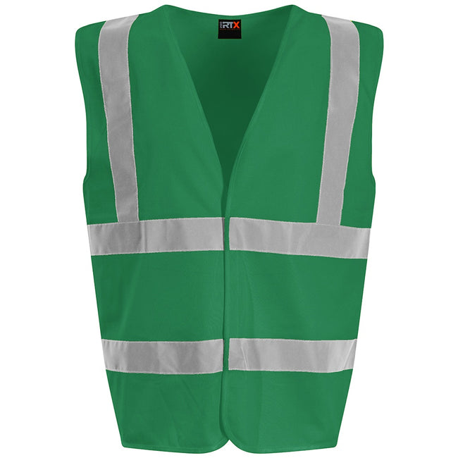 Kelly Green - Front - PRO RTX High Visibility Unisex Vest