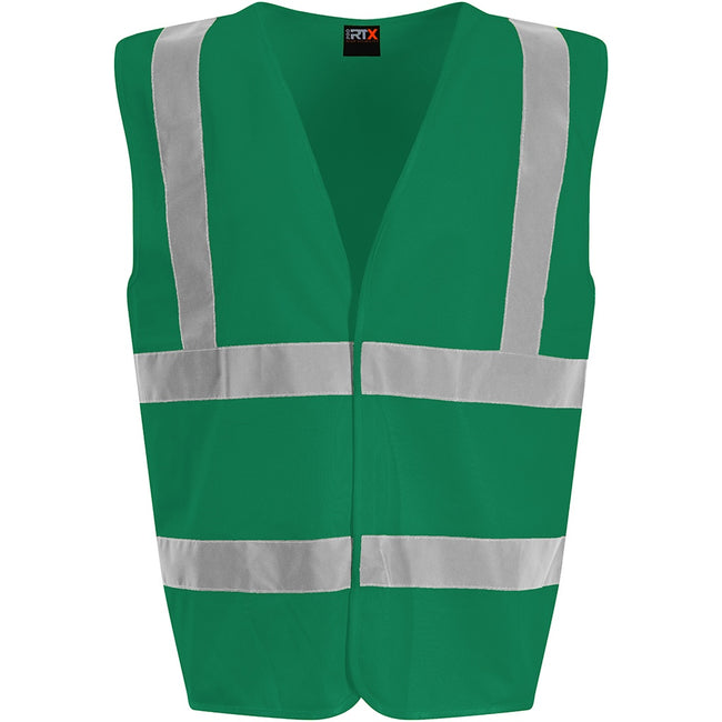 Paramedic Green - Front - PRO RTX High Visibility Unisex Vest