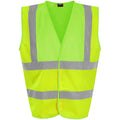 Yellow-Lime Green - Front - PRO RTX High Visibility Unisex Vest