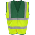Yellow-Paramedic Green - Front - PRO RTX High Visibility Unisex Vest