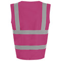 Raspberry - Back - PRO RTX High Visibility Unisex Vest