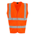 Orange - Front - PRO RTX High Visibility Unisex Vest