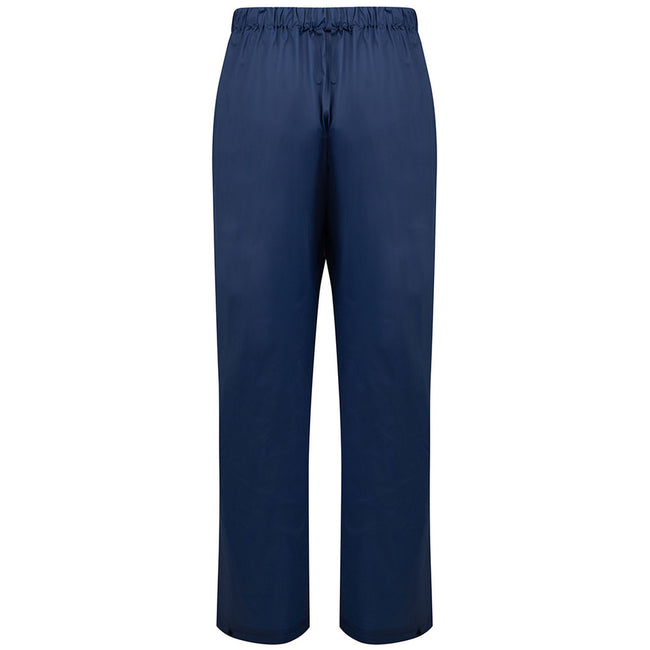 Navy - Back - Splashmacs Unisex Adults Waterproof Rain Pants