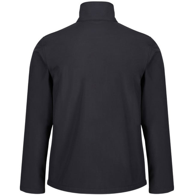 Seal Gray-Black - Back - Regatta Professional Mens Ablaze Three Layer Soft Shell Jacket