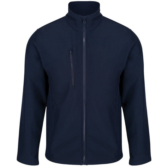 Navy-Navy - Front - Regatta Professional Mens Ablaze Three Layer Soft Shell Jacket