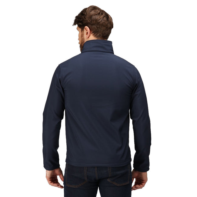 Navy-Navy - Back - Regatta Professional Mens Ablaze Three Layer Soft Shell Jacket