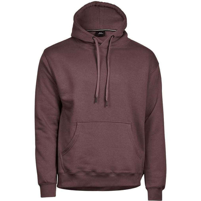 Grape - Front - Tee Jays Mens Hooded Sweatshirt