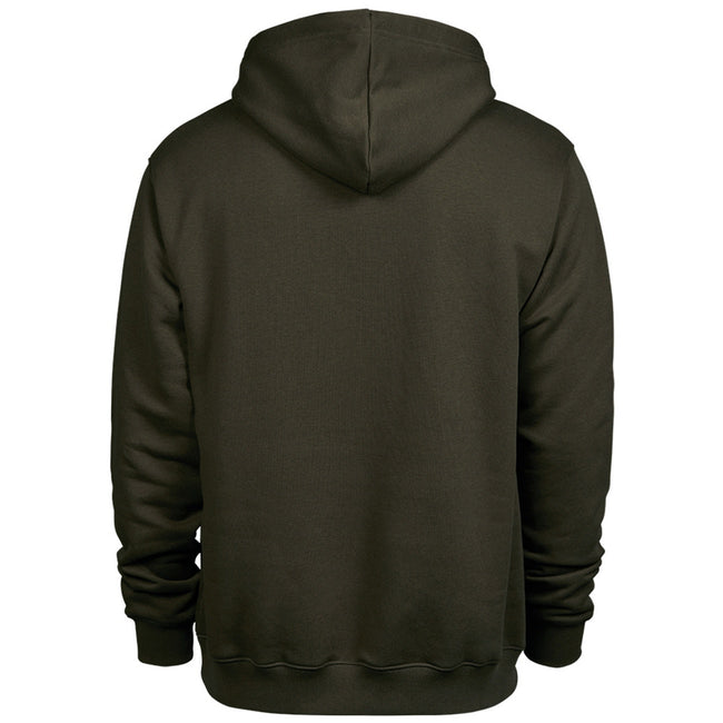 Dark Olive - Back - Tee Jays Mens Hooded Sweatshirt