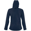 French Navy - Side - SOLS Womens-Ladies Replay Hooded Soft Shell Jacket