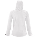 White - Side - SOLS Womens-Ladies Replay Hooded Soft Shell Jacket