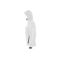 White - Lifestyle - SOLS Womens-Ladies Replay Hooded Soft Shell Jacket