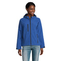 Royal Blue - Back - SOLS Womens-Ladies Replay Hooded Soft Shell Jacket