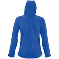 Royal Blue - Side - SOLS Womens-Ladies Replay Hooded Soft Shell Jacket