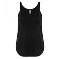 Black - Front - Next Level Womens-Ladies Sleeveless Tank Top