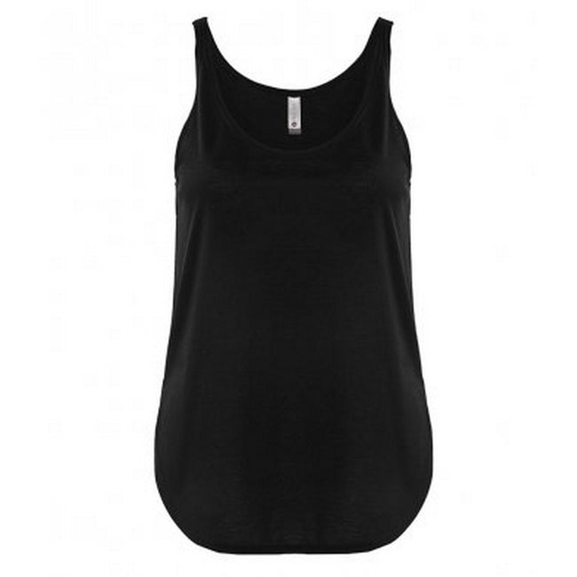 Black - Front - Next Level Womens-Ladies Sleeveless Tank Top