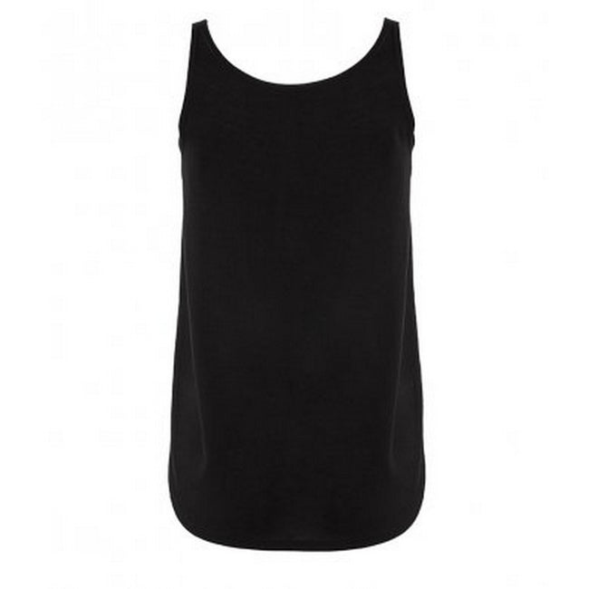 Black - Back - Next Level Womens-Ladies Sleeveless Tank Top