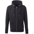 Black - Front - Anthem Mens Full Zip Hoodie