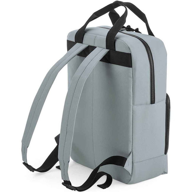 Gray - Back - Bagbase Cooler Recycled Backpack