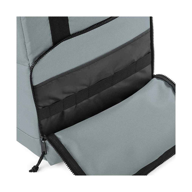 Gray - Side - Bagbase Cooler Recycled Backpack