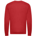 Fire Red - Back - Awdis Mens Sweatshirt