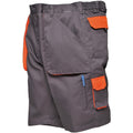 Gray - Lifestyle - Portwest Mens Texo Contrast Cargo Shorts