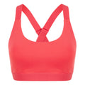 Coral - Front - Tombo Womens-Ladies Medium Impact Core Bra