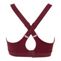 Dark Burgundy - Back - Tombo Womens-Ladies Medium Impact Core Bra