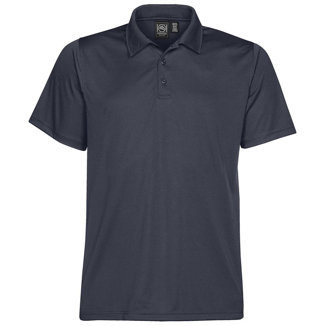 Navy - Front - Stormtech Mens Eclipse Piqué Polo Shirt