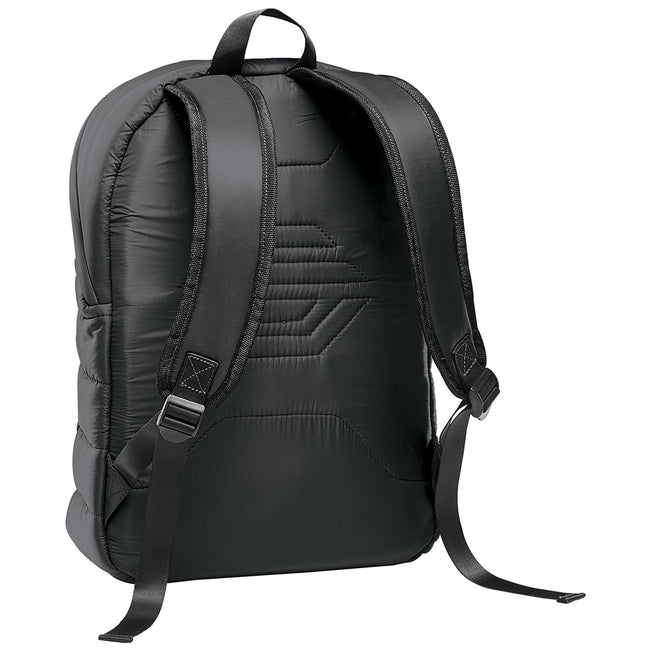 Black - Back - Stormtech Stavanger Quilted Knapsack