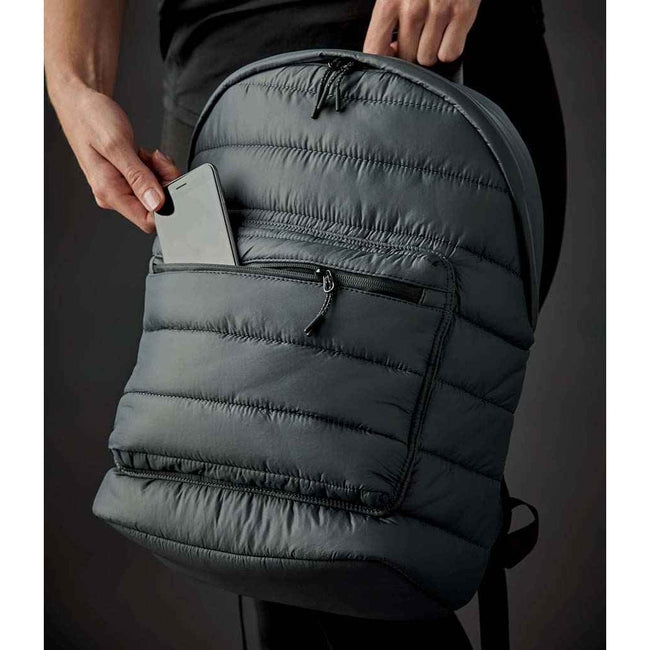Graphite - Close up - Stormtech Stavanger Quilted Knapsack